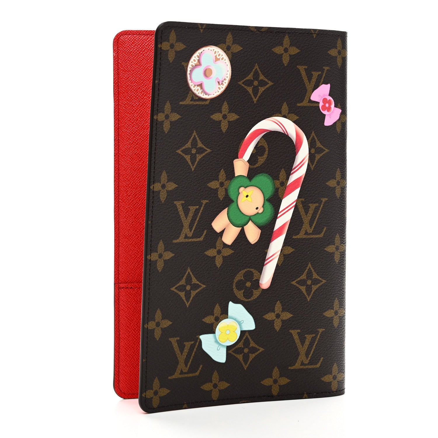 Louis Vuitton Monogram Emily Notebook Cove MM Coquelicot
