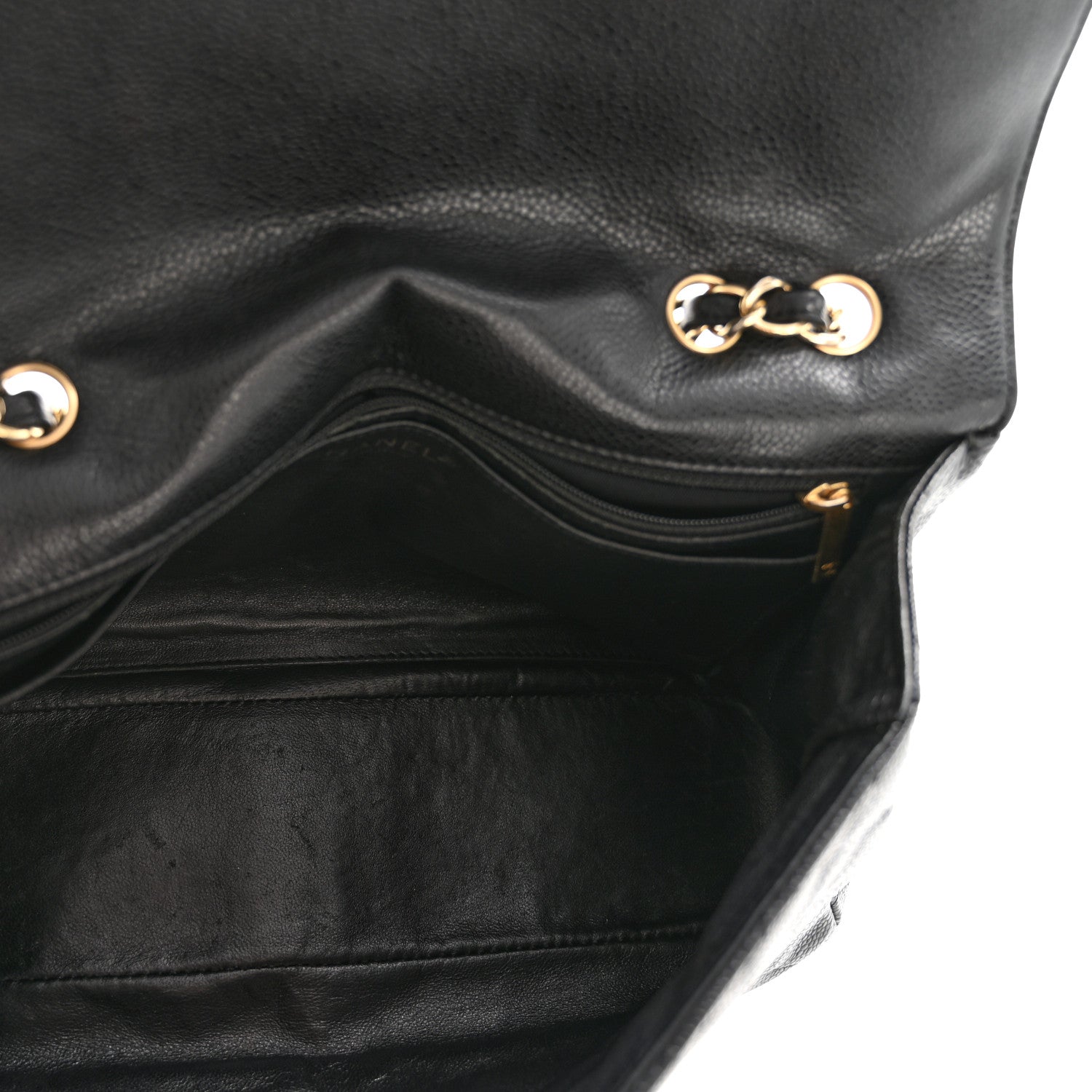 Chanel Caviar Quilted Jumbo Single Flap Black
