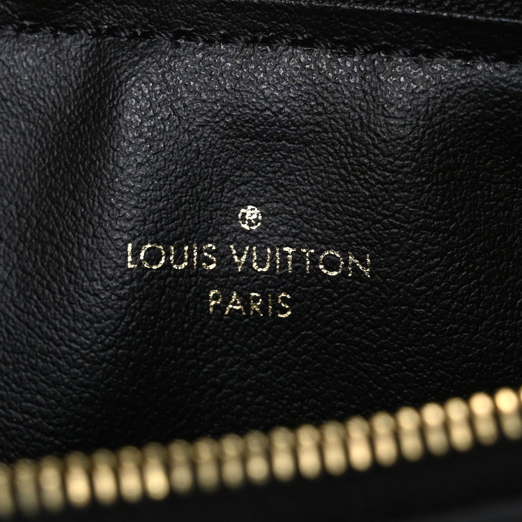 Louis Vuitton Empreinte Felicie Chain Wallet Zippered Insert Black