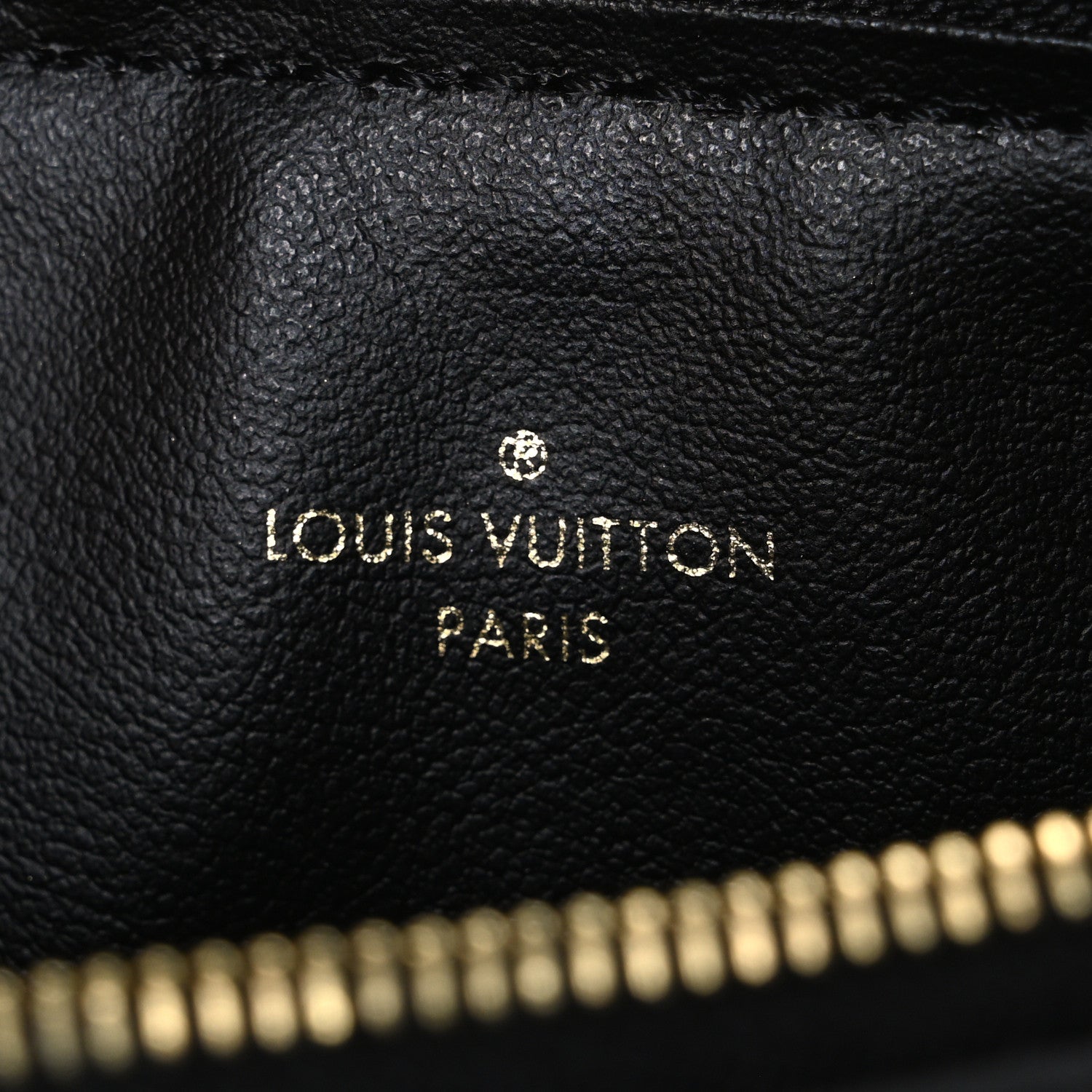 Louis Vuitton Empreinte Felicie Chain Wallet Zippered Insert Black