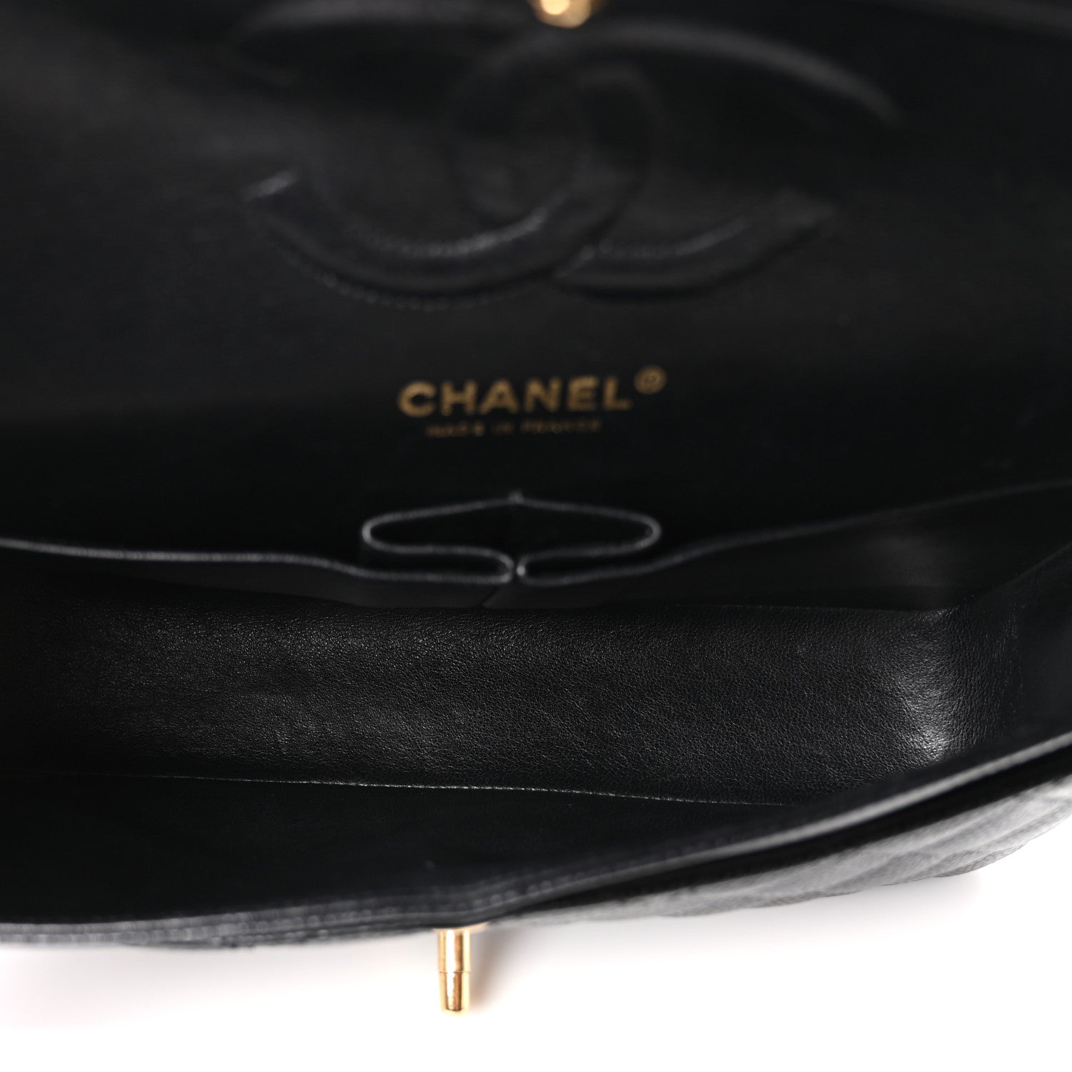 Chanel Caviar Quilted Medium Double Flap Black