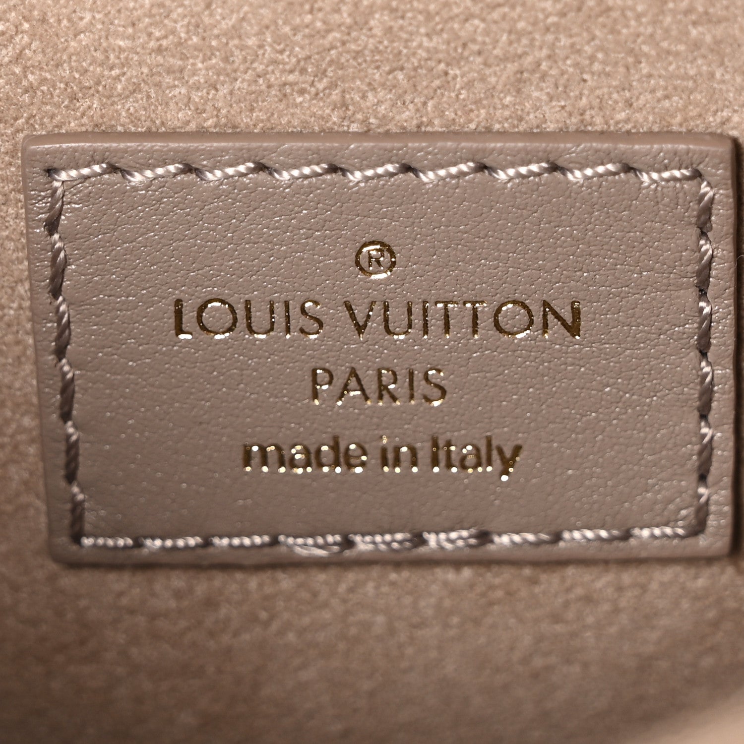 Louis Vuitton Calfskin LV New Wave Chain Bag Taupe