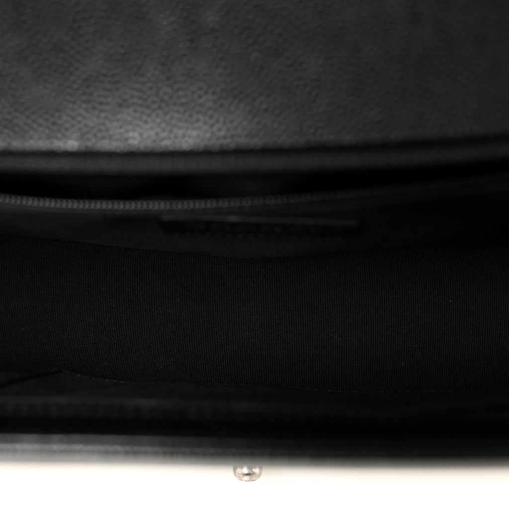 Chanel Caviar Quilted New Medium Boy Flap Black