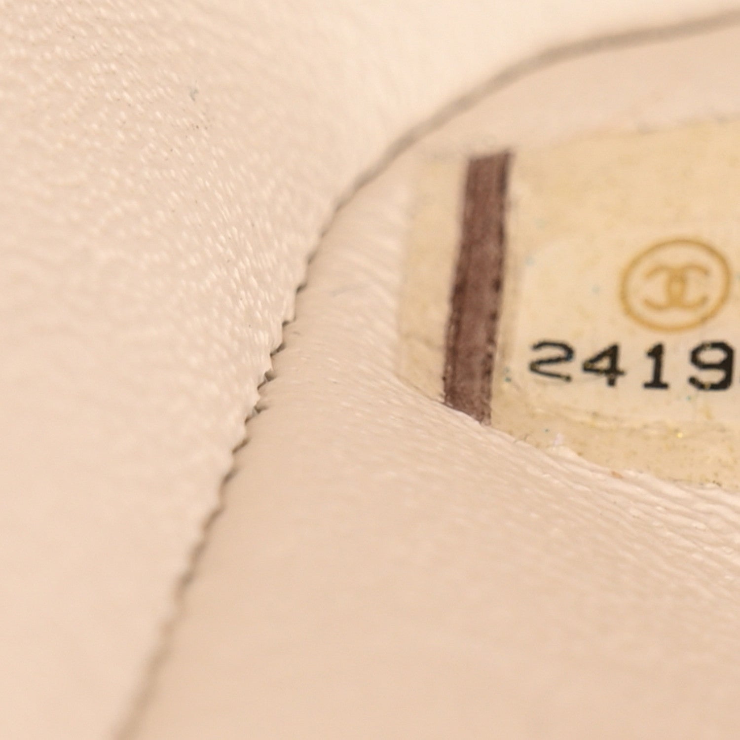 Chanel Crumpled Calfskin Quilted Medium Double Flap White