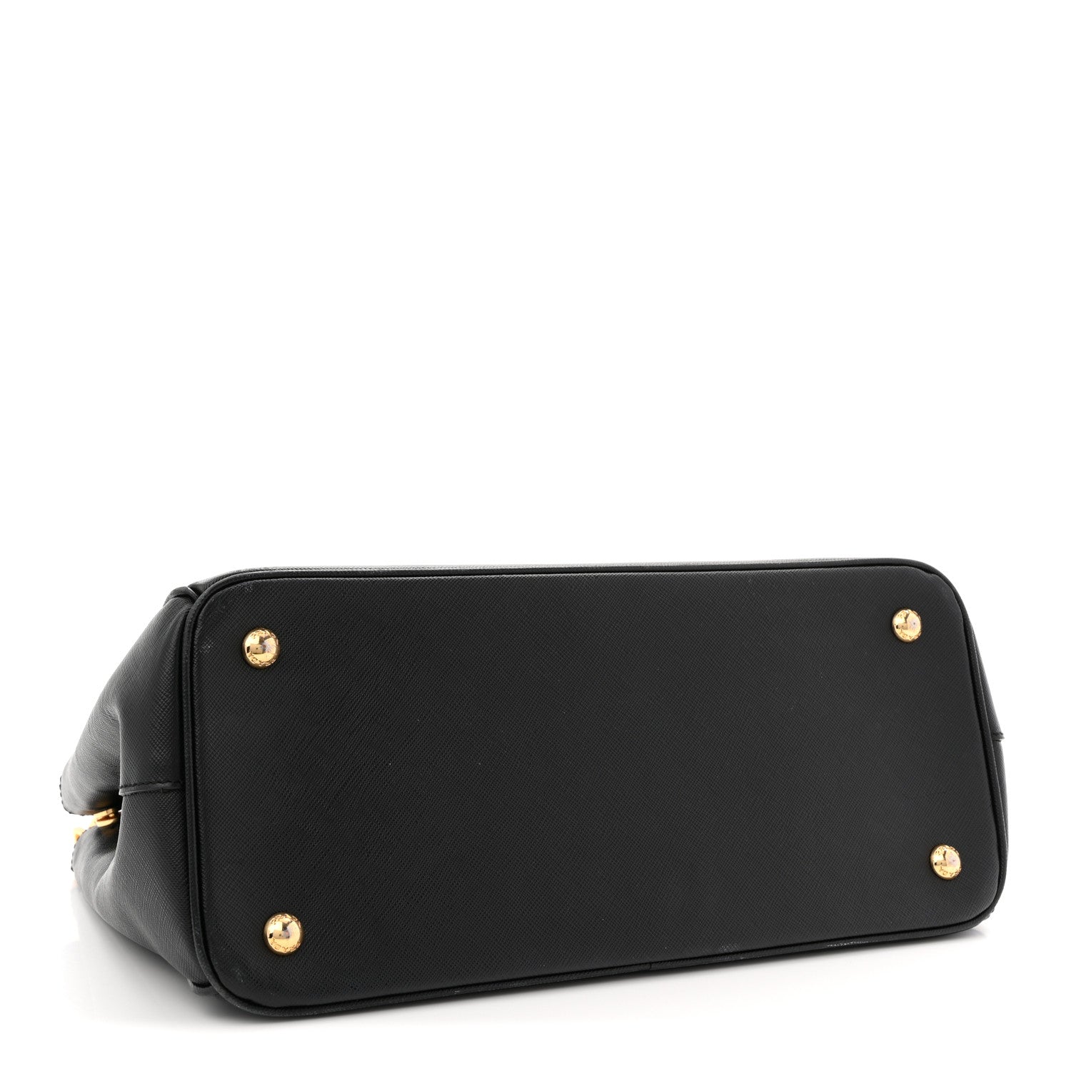 Prada Saffiano Medium Galleria Double Zip Tote Black
