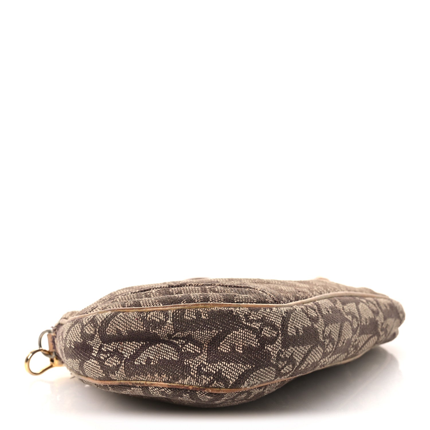 Christian Dior Monogram Mini Saddle Pochette Brown