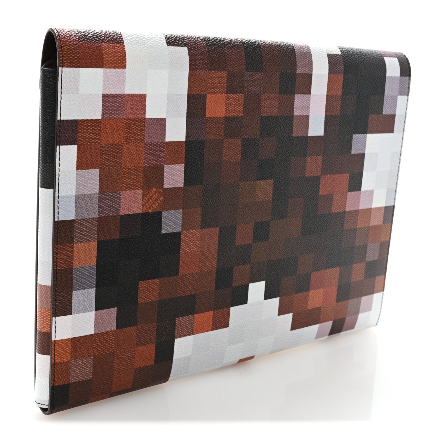 Louis Vuitton Calfskin Cowmooflage Mark Folder Brown