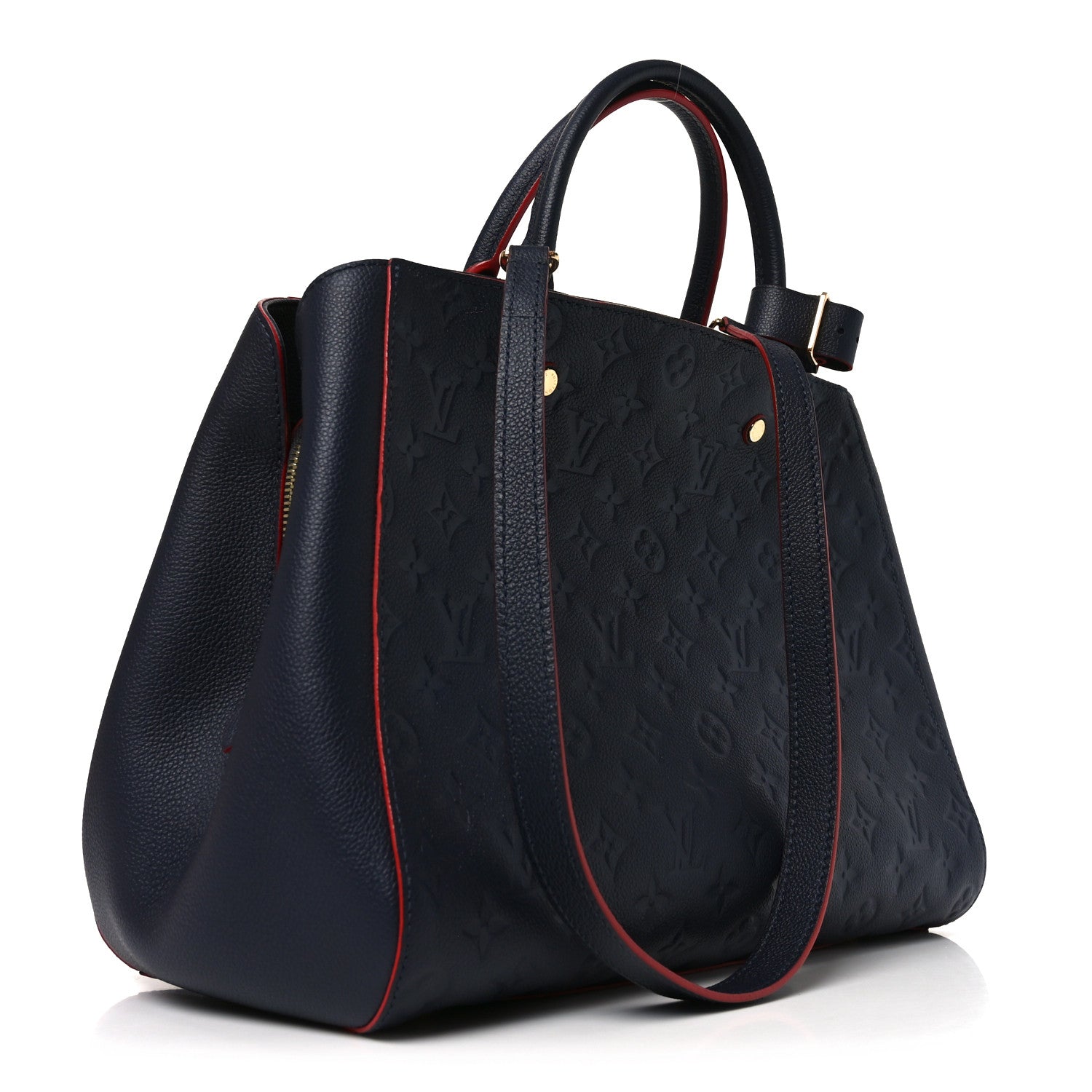 Louis Vuitton Empreinte Montaigne MM Marine Rouge