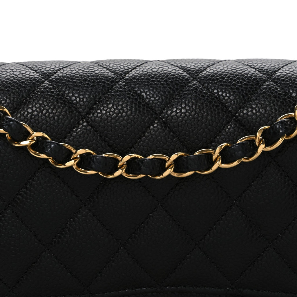 Chanel Caviar Quilted Medium Double Flap Black