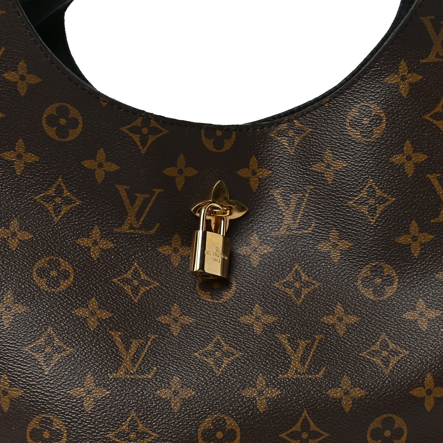 Louis Vuitton Monogram Snakeskin Flower Hobo
