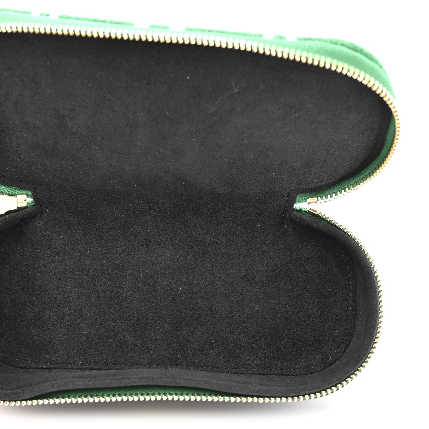 Louis Vuitton Jacquard Velvet Monogram LV Match Sunglasses Case GM Vert