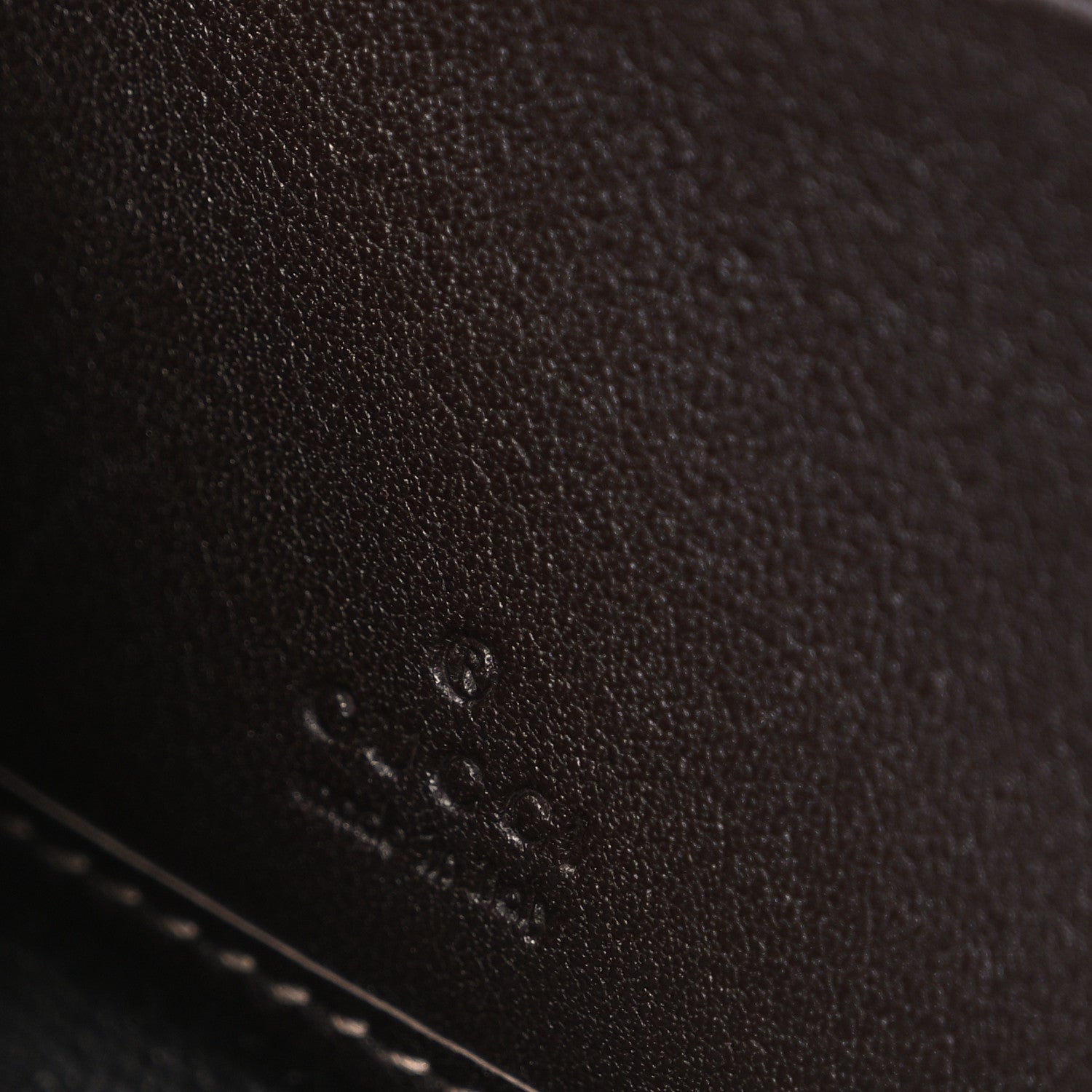 Gucci Monogram Mayfair Zip Around Wallet Dark Brown