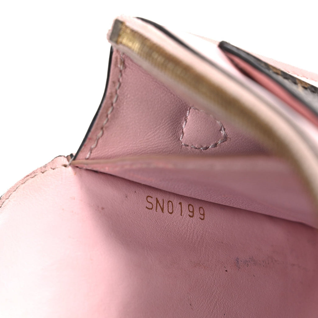 Louis Vuitton Monogram Flore Chain Wallet Rose Ballerine