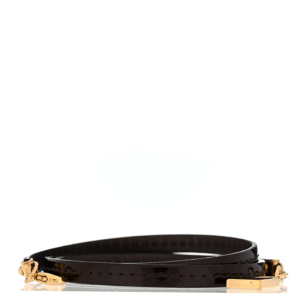 Louis Vuitton Vernis Commit Wrap Bracelet Amarante