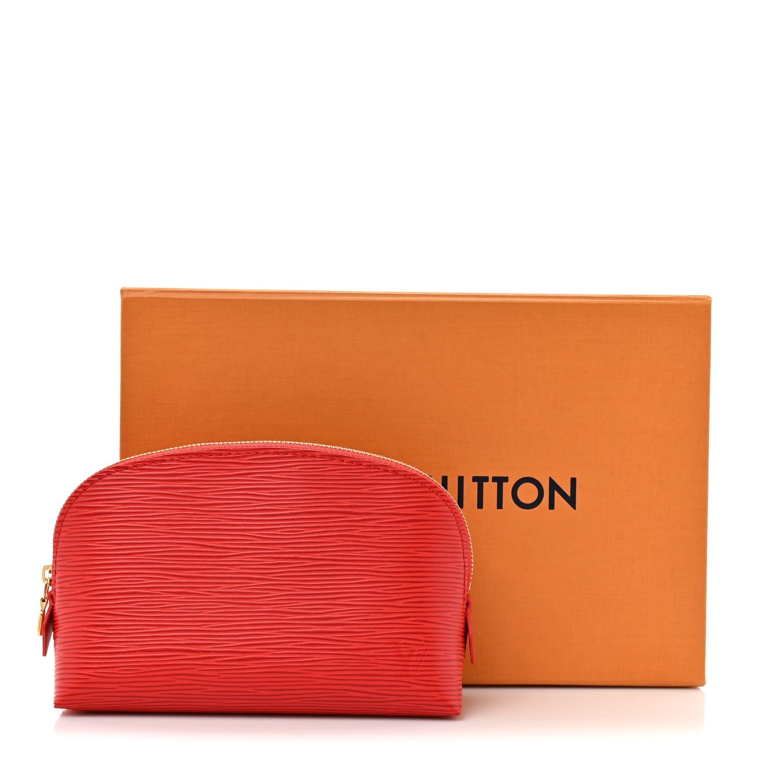 Louis Vuitton Epi Cosmetic Pouch PM Rouge Louis