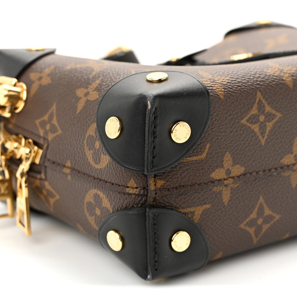 Louis Vuitton Monogram Petite Malle Souple Black