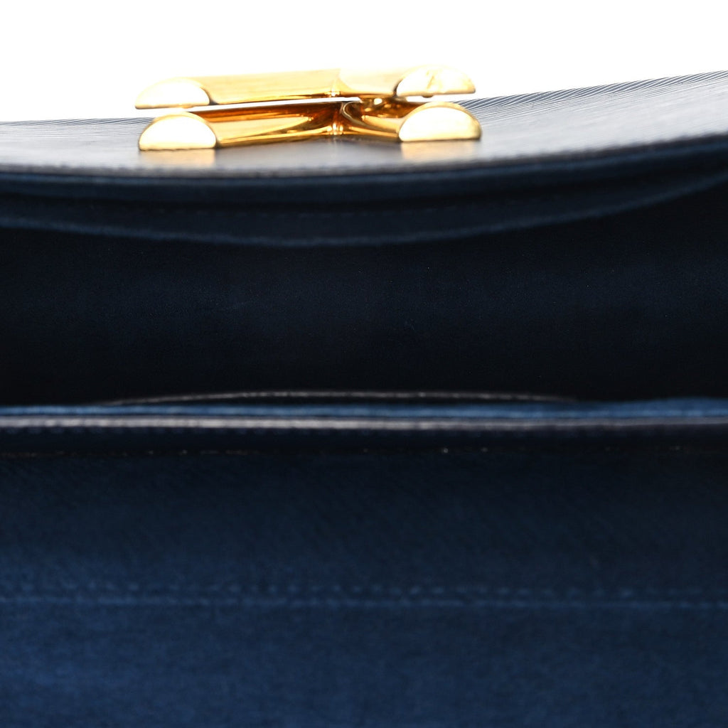 Louis Vuitton Epi Twist Shoulder Bag MM Indigo