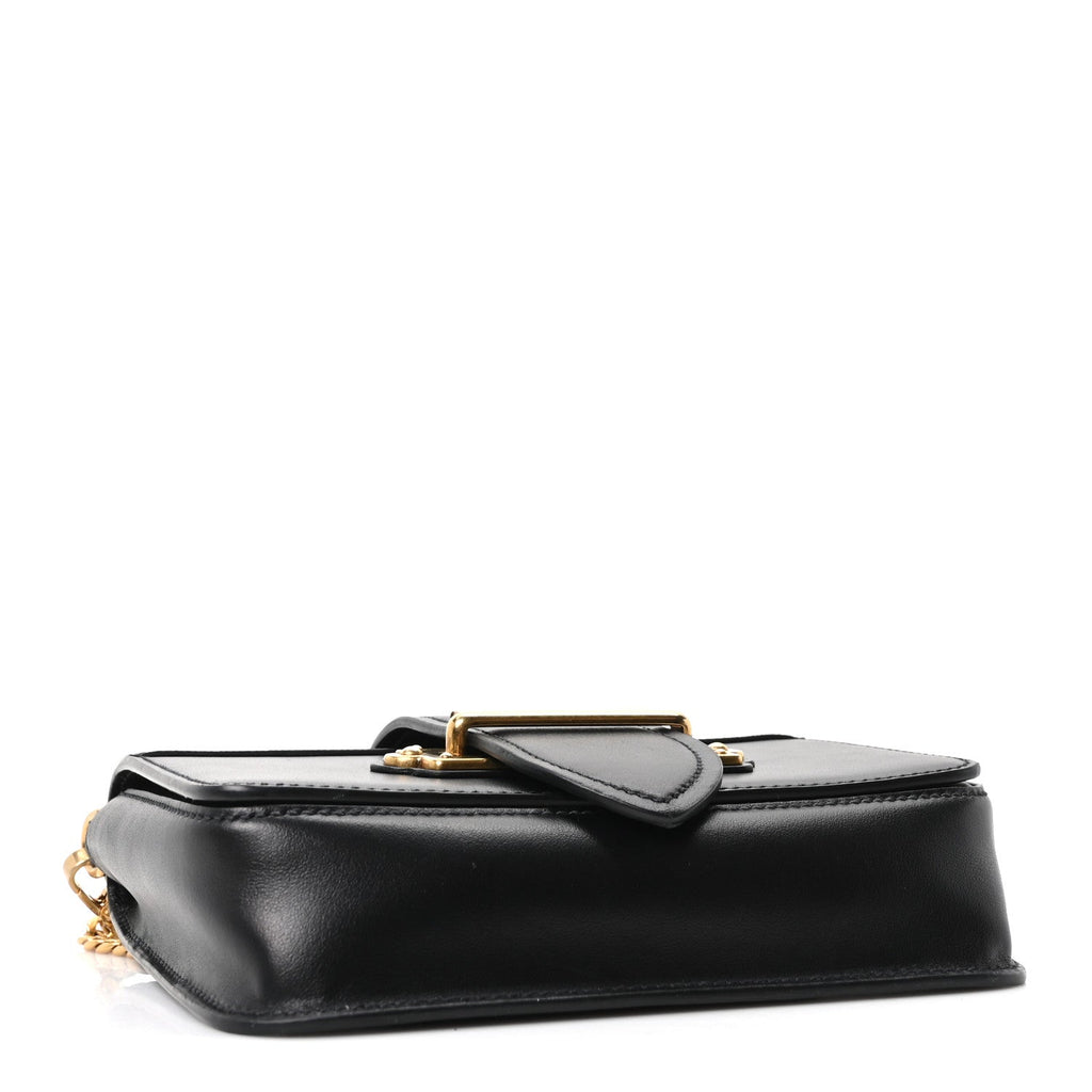Prada Saffiano City Calf Cahier Belt Bag Black