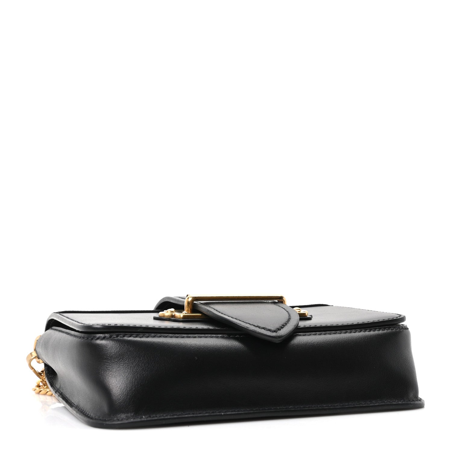 Prada Saffiano City Calf Cahier Belt Bag Black