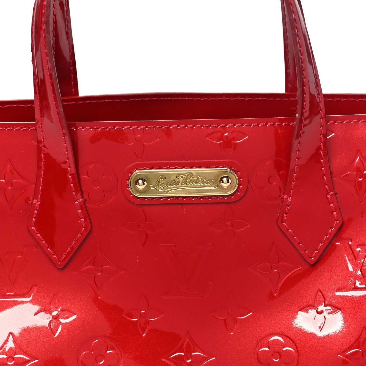 Louis Vuitton Vernis Wilshire PM Pomme D'Amour