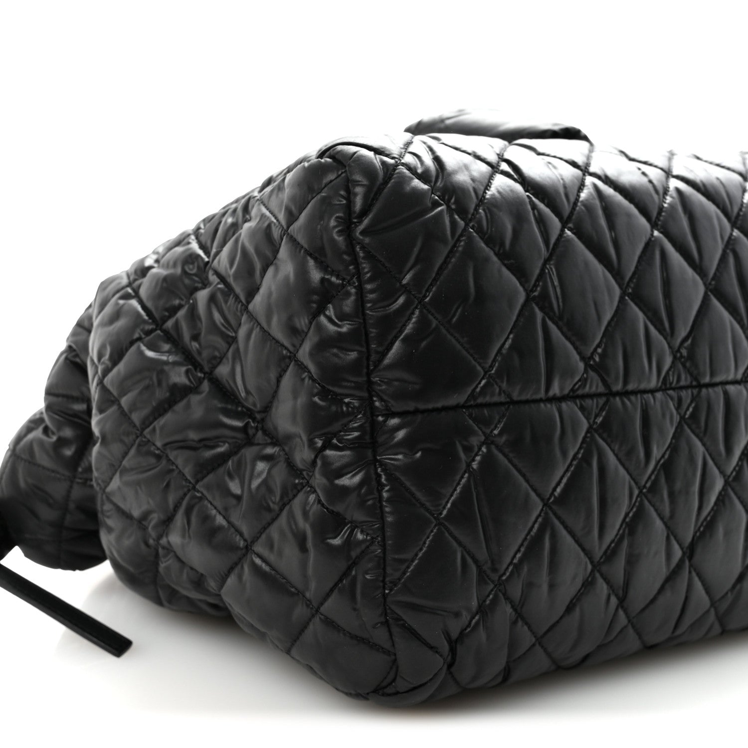 Chanel Nylon Quilted Medium Coco Cocoon Tote Black