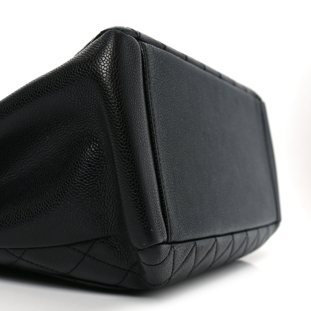 Chanel Caviar Quilted Grand Shopping Tote GST Black