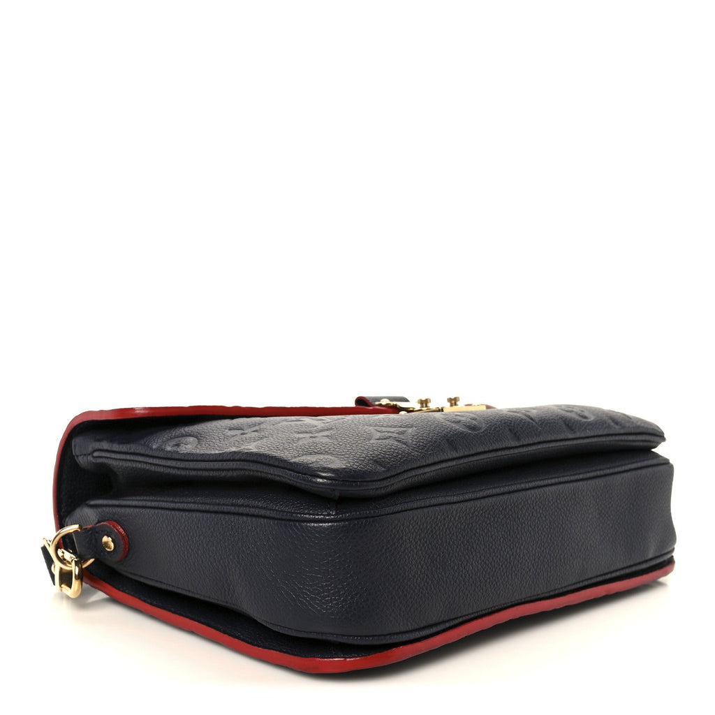 Louis Vuitton Empreinte Pochette Metis Marine Rouge