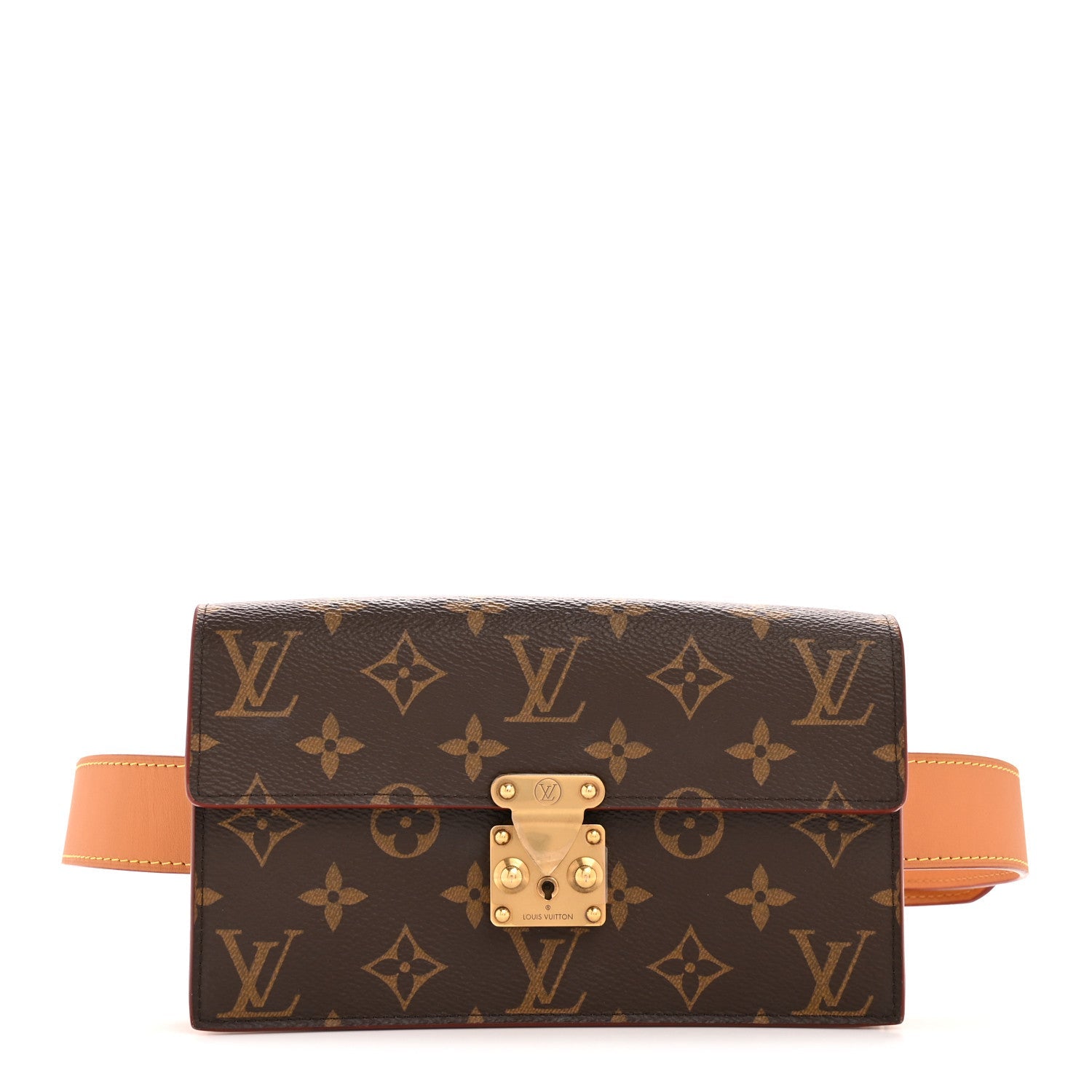 Louis Vuitton Monogram S Lock Belt Pouch MM