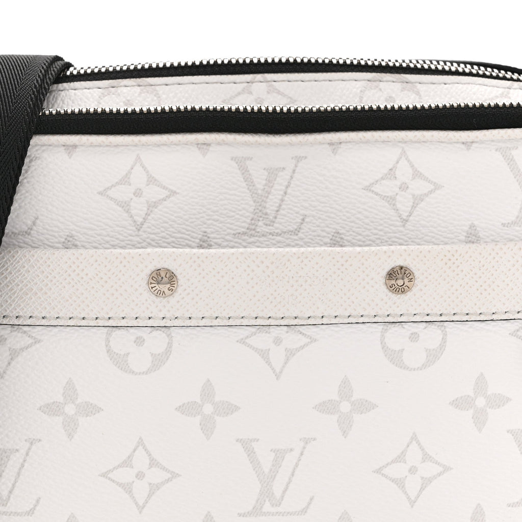Louis Vuitton Taiga Monogram Alpha Messenger Optic White