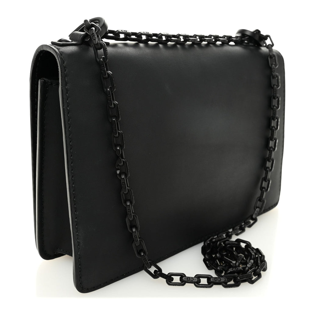 Christian Dior Ultra Matte Calfskin J'Adior Chain Flap Bag Black