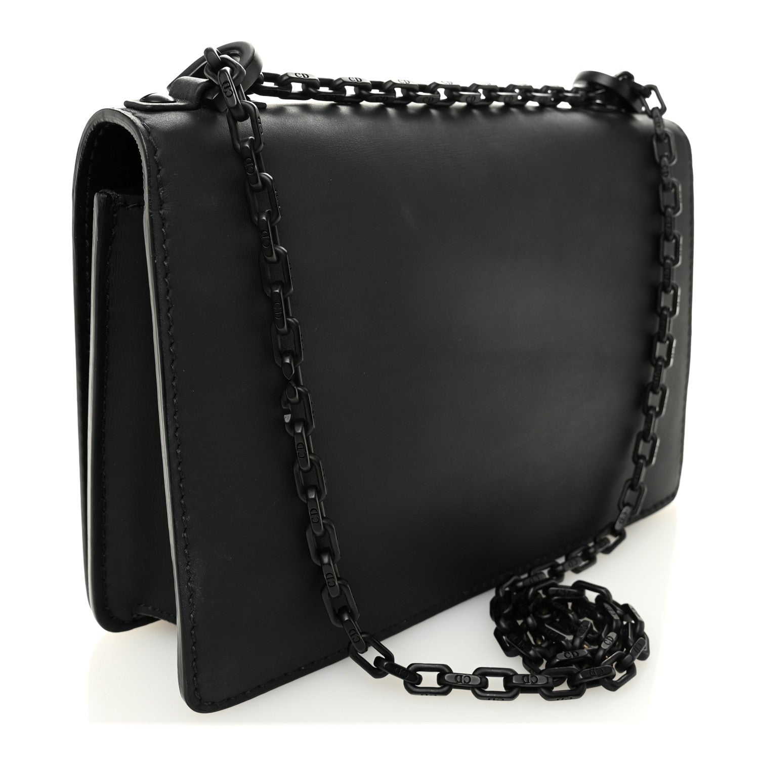 Christian Dior Ultra Matte Calfskin J'Adior Chain Flap Bag Black