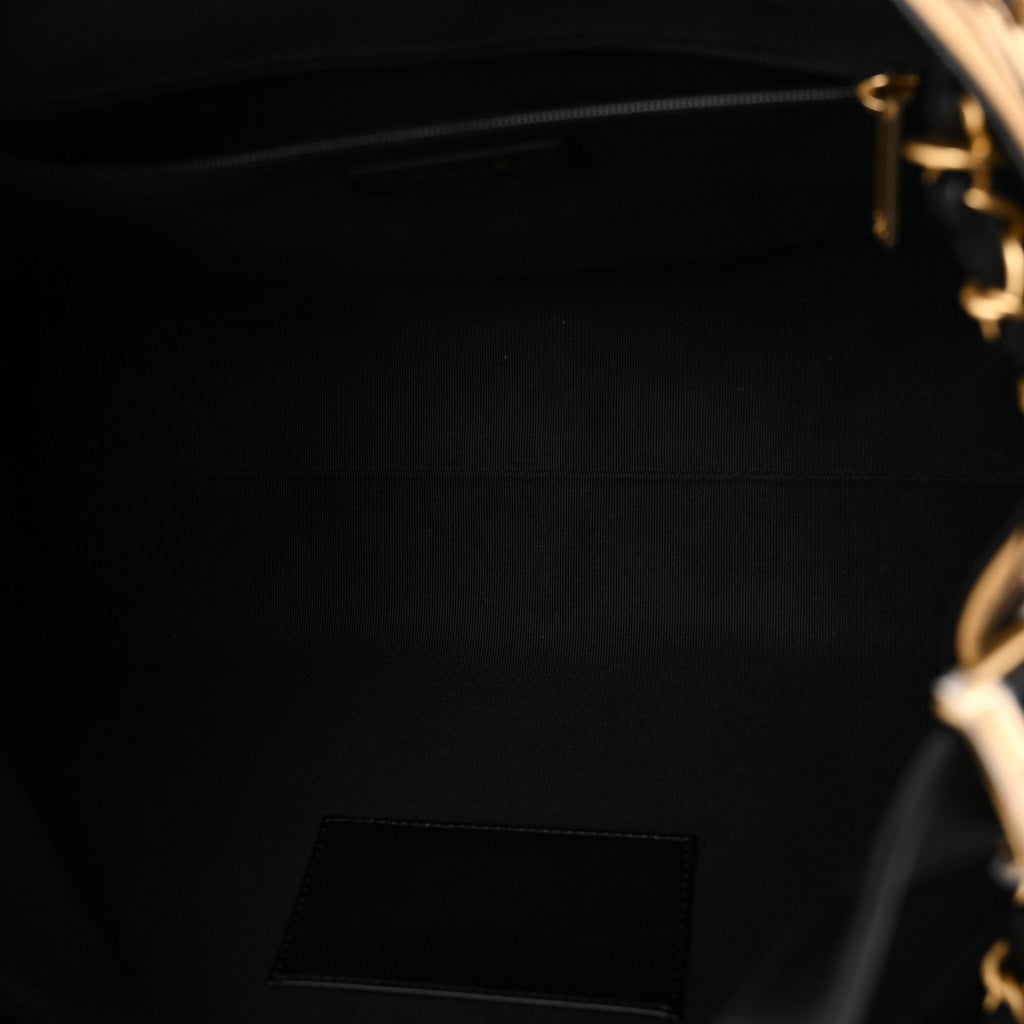 Chanel Suede Calfskin Shiny Lambskin Quilted Small Coco Base Shopping Bag Beige Black