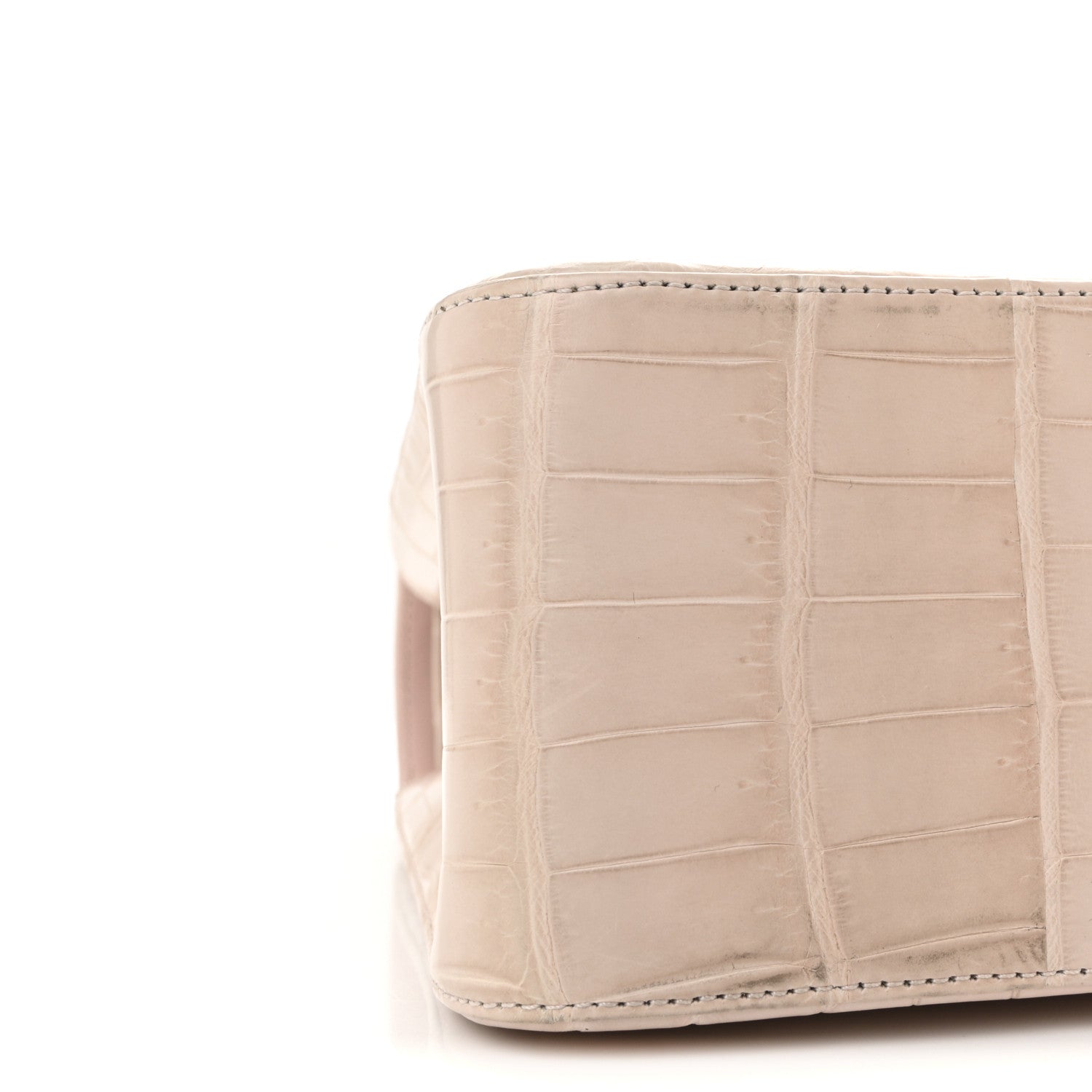 Chanel Alligator Jumbo Double Flap Light Pink
