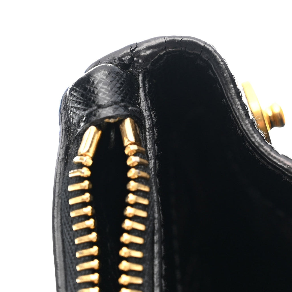 Prada Saffiano Lux Extra Large Galleria Double Zip Tote Black
