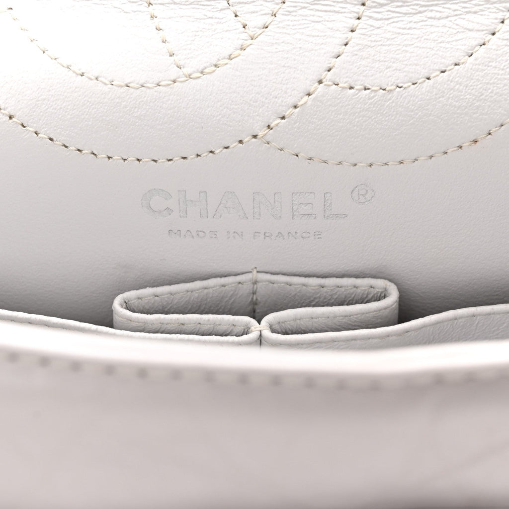 Chanel Aged Calfskin 2.55 Reissue 226 Flap White