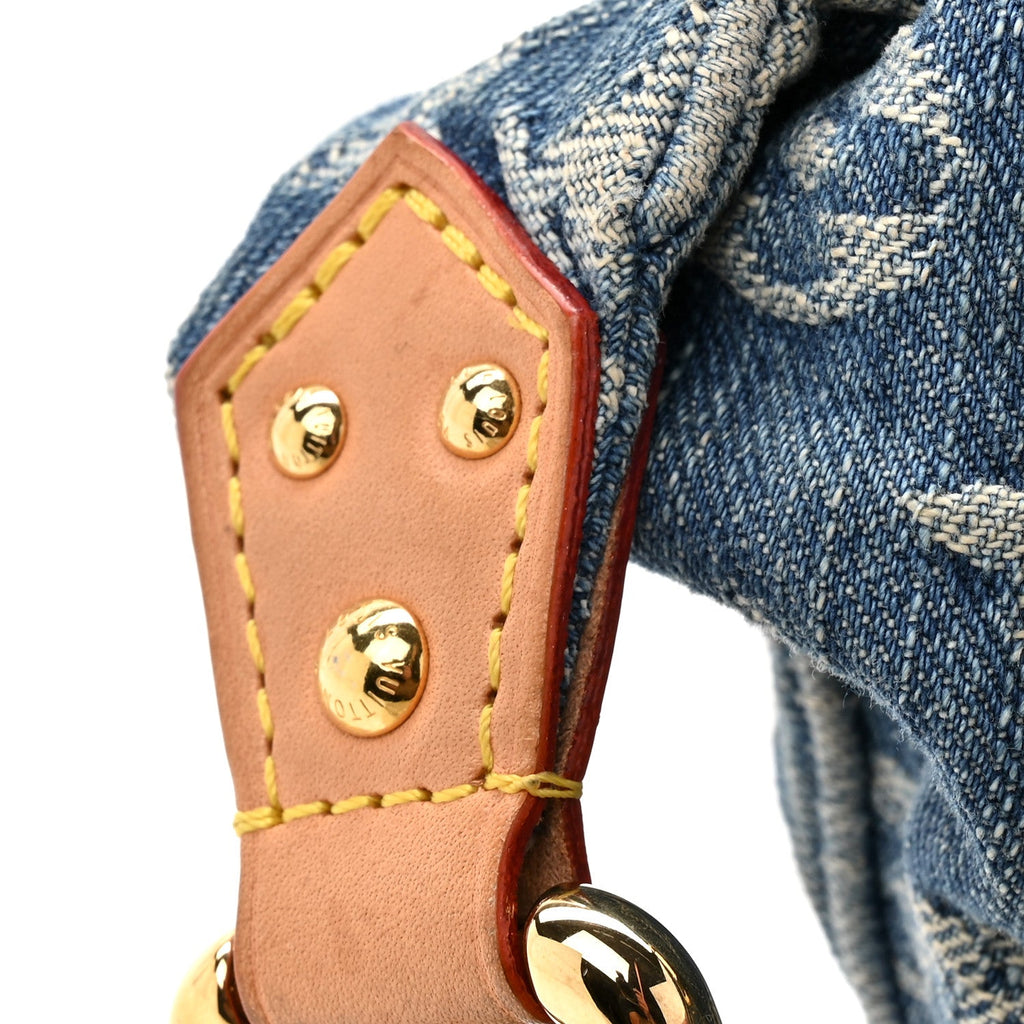 Louis Vuitton Monogram Denim High Rise Bumbag Blue