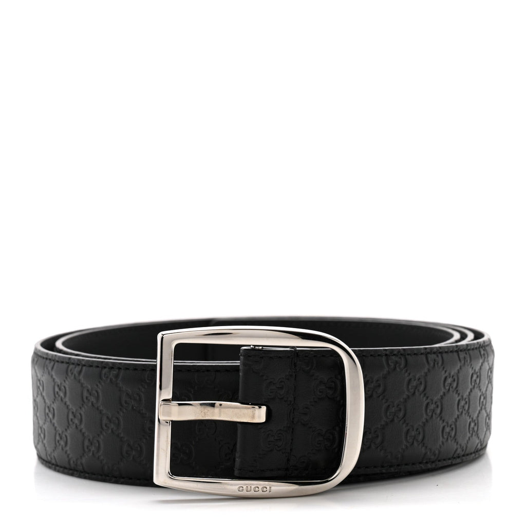 Gucci Soft Microguccissima 40mm Belt 110 44 Black