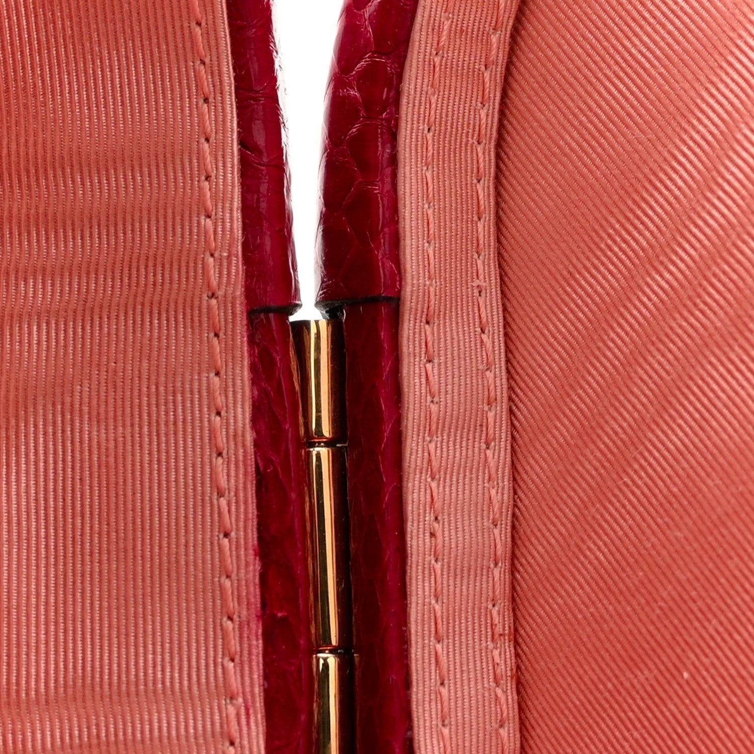 Gucci Snakeskin Broadway Mini Heart Top Handle Bag Rasberry Candy