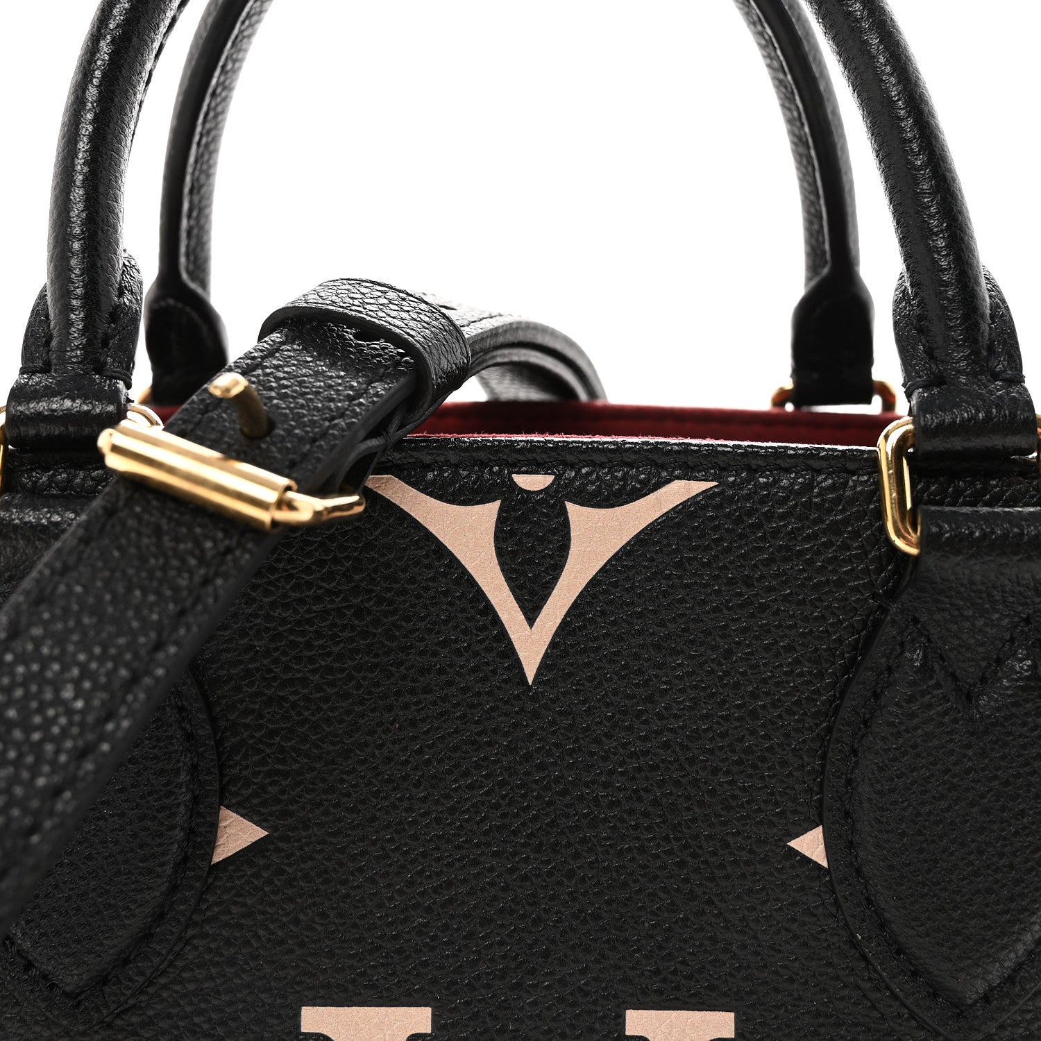 Louis Vuitton Empreinte Monogram Giant Onthego PM Black Beige