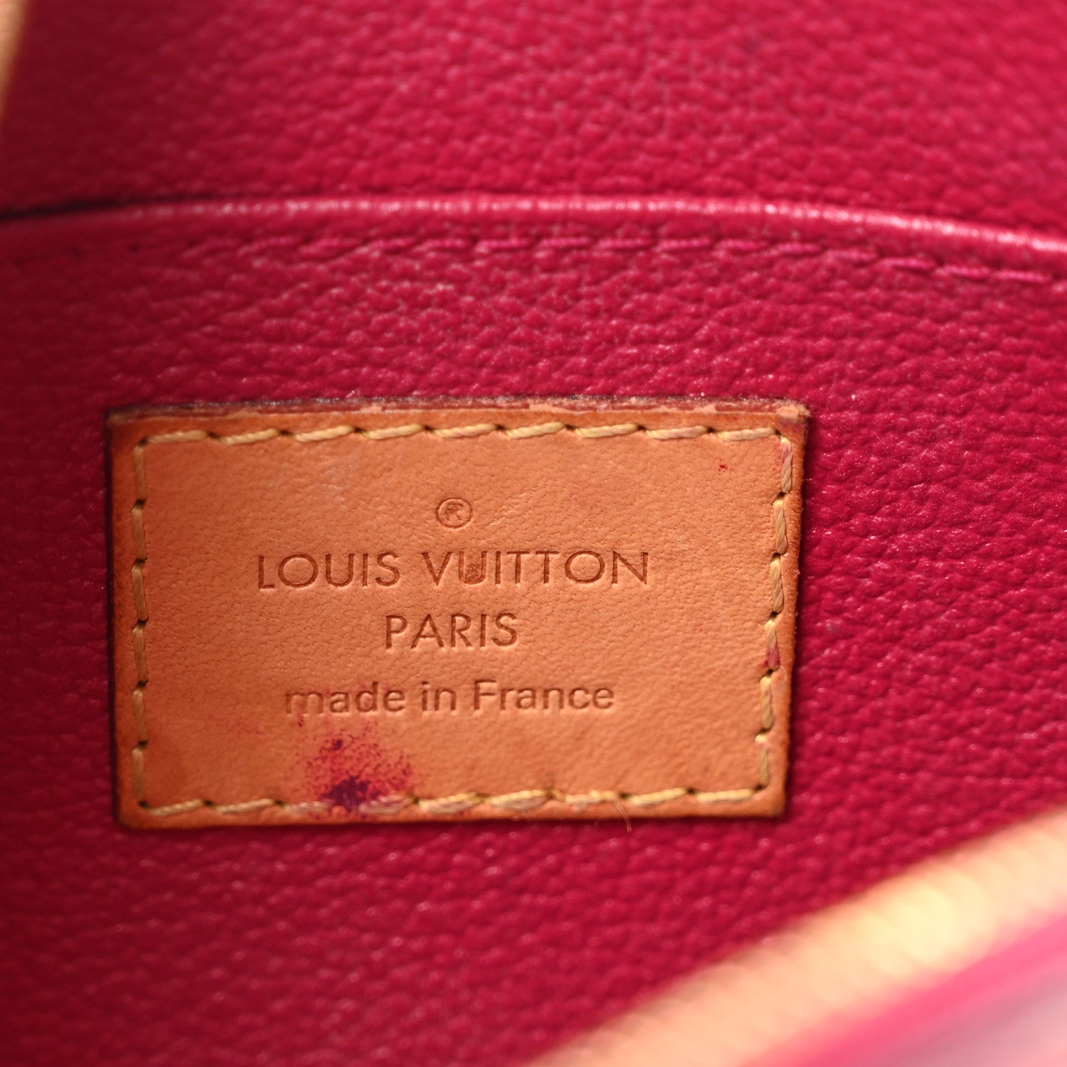 Louis Vuitton Vernis Cosmetic Pouch Pomme D'Amour