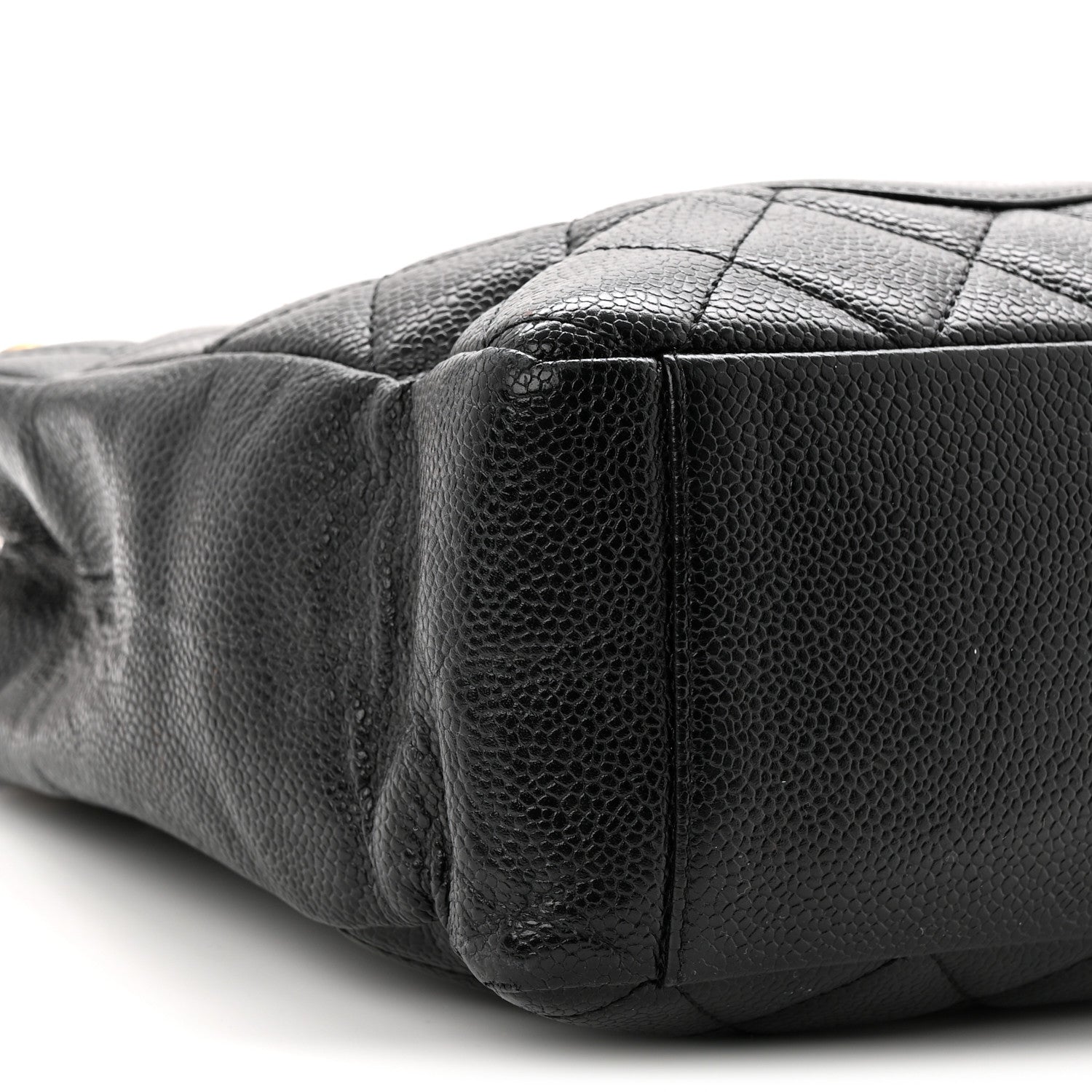 Chanel Caviar Quilted Petit Shopping Tote PST Black