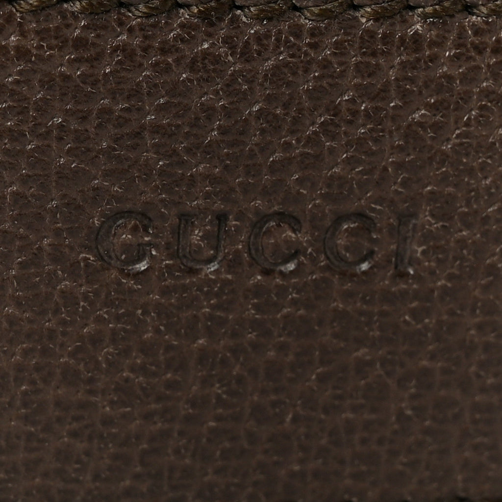 Gucci Textured Calfskin Web Crystal Heart Stripe Small Totem Shoulder Bag New Acero