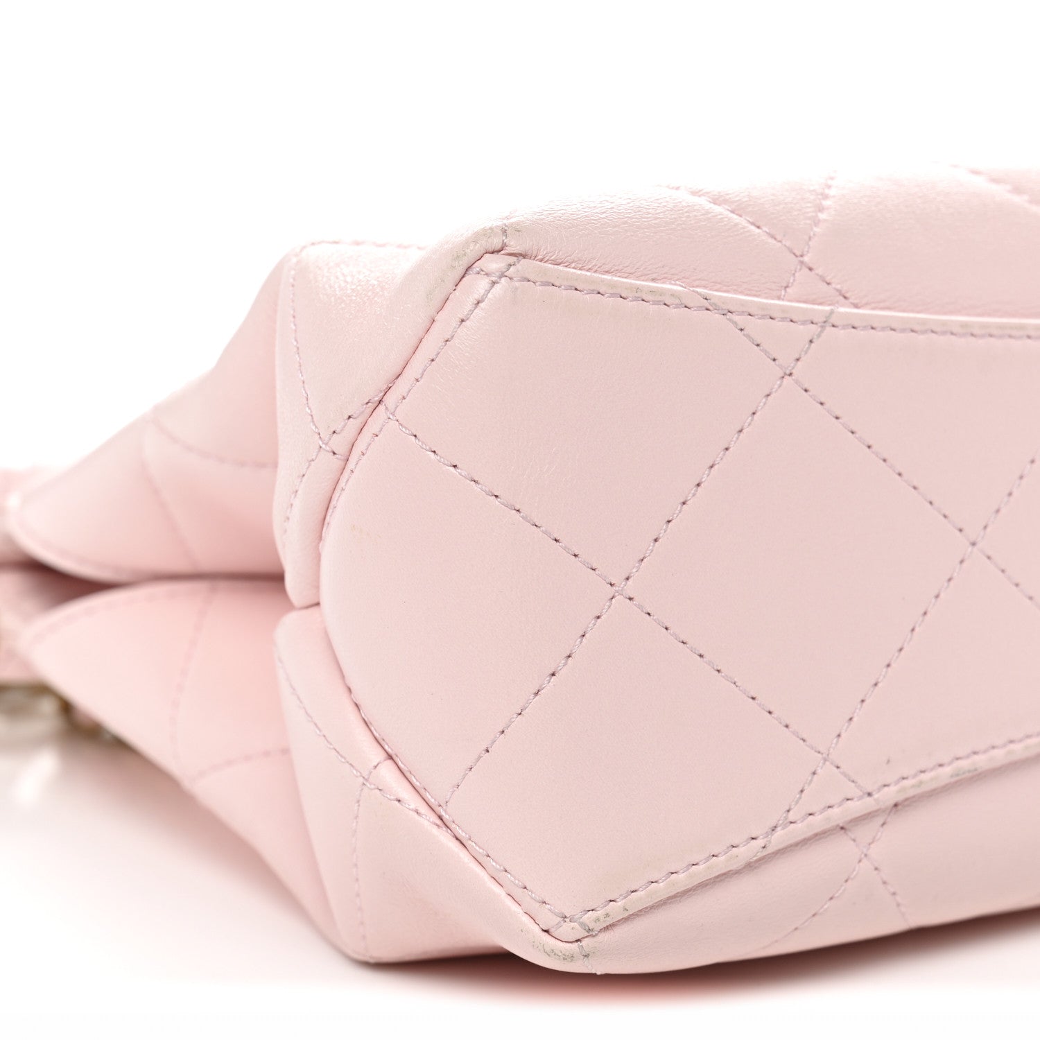 Chanel Shiny Lambskin Small Shopping Bag Light Pink