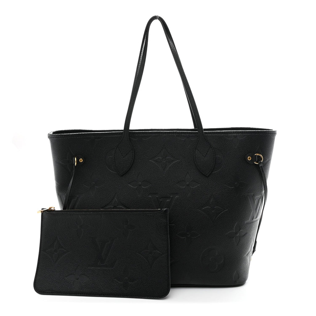 Louis Vuitton Empreinte Monogram Giant Neverfull MM Black