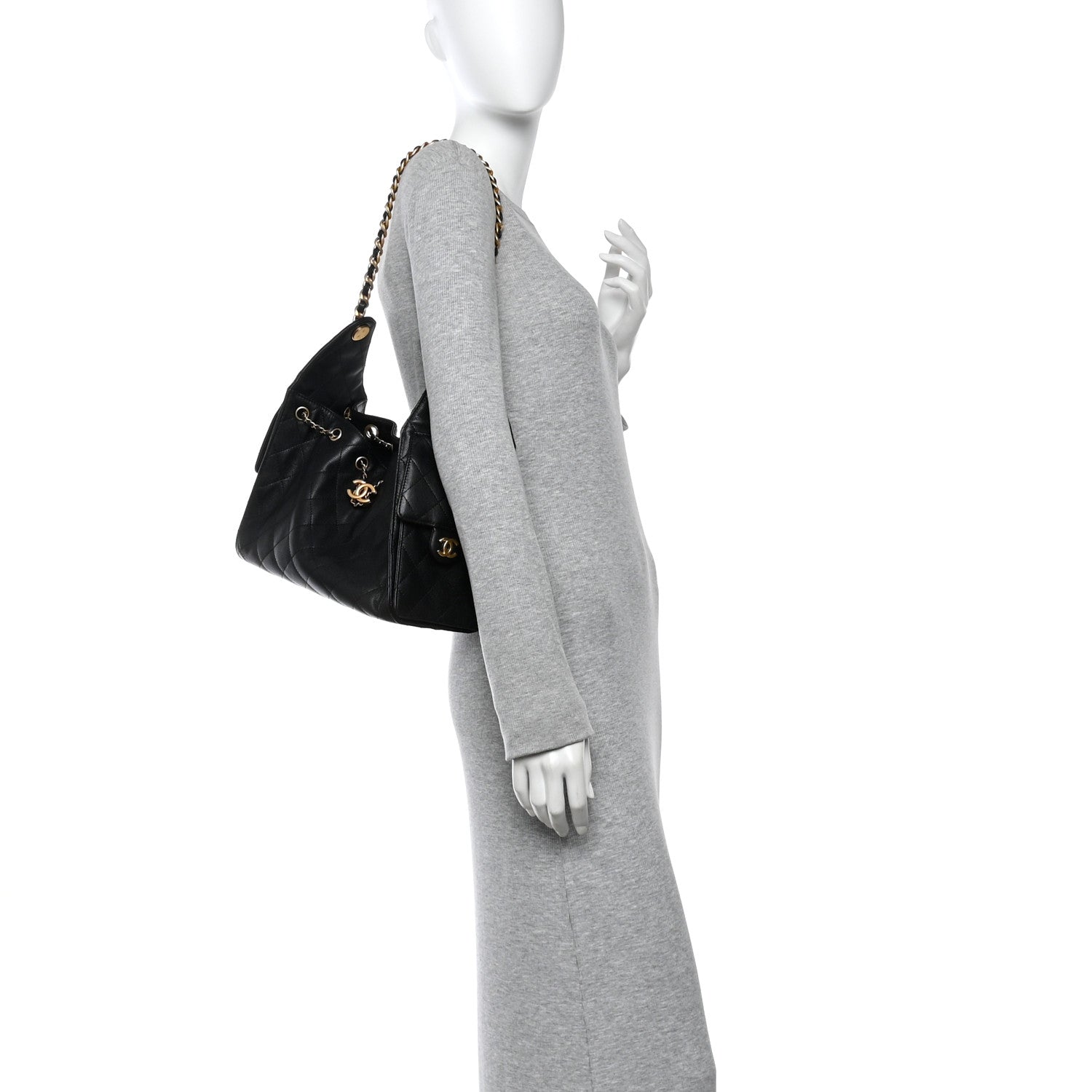 Chanel Caviar Quilted Small Chanel 25 Handbag Black
