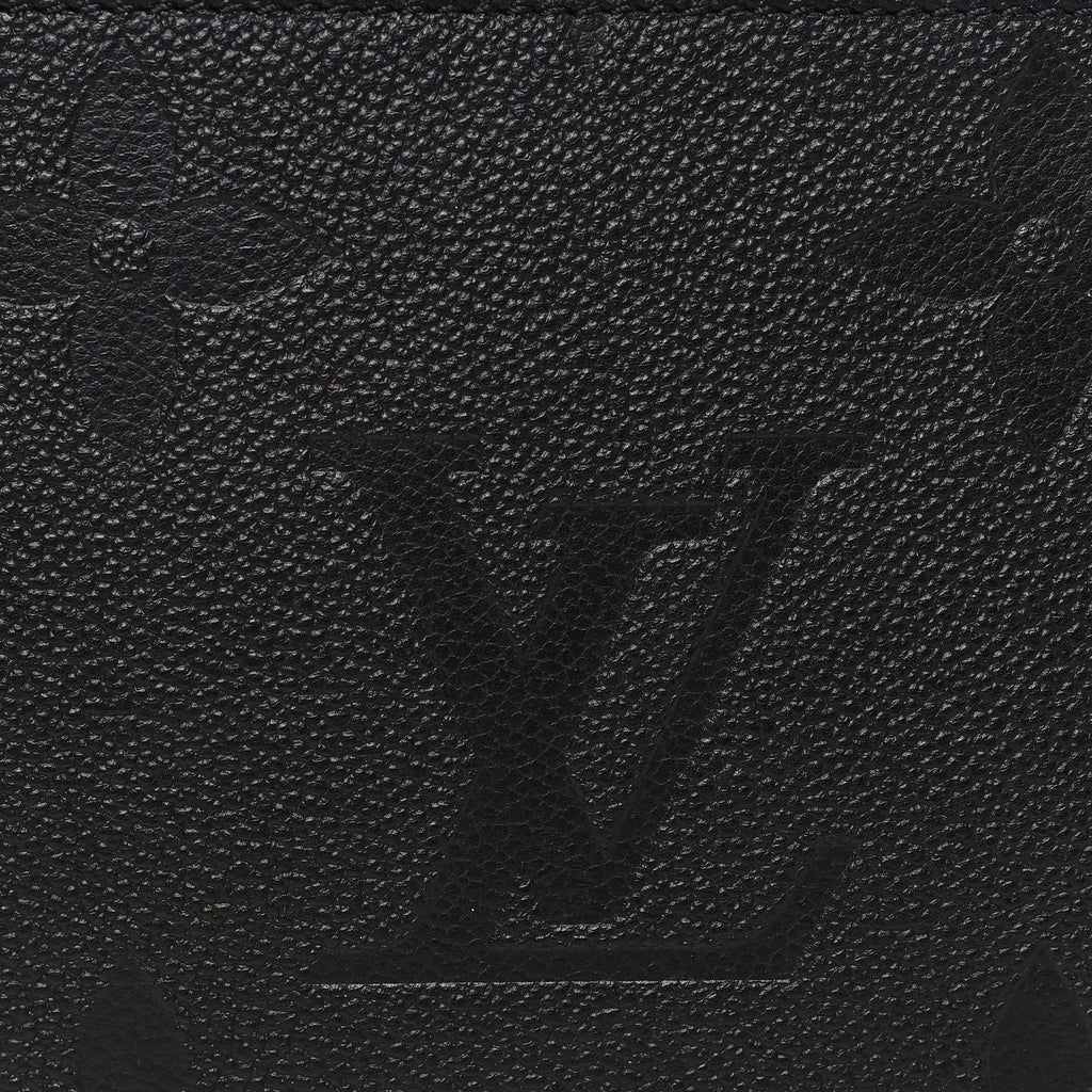 Louis Vuitton Empreinte Monogram Giant Neverfull MM Pochette Black