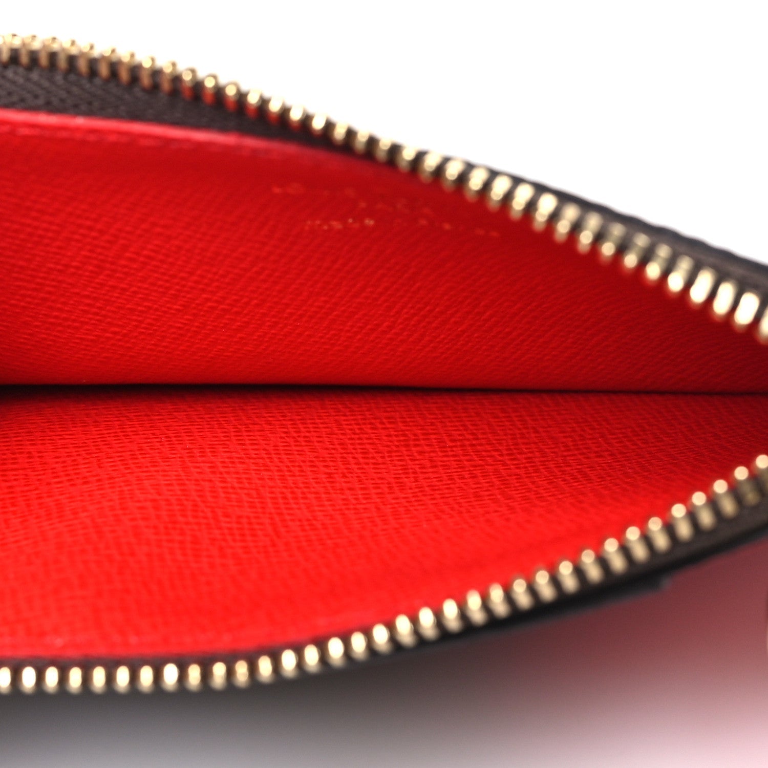 Louis Vuitton Monogram Zipped Romy Card Holder Red