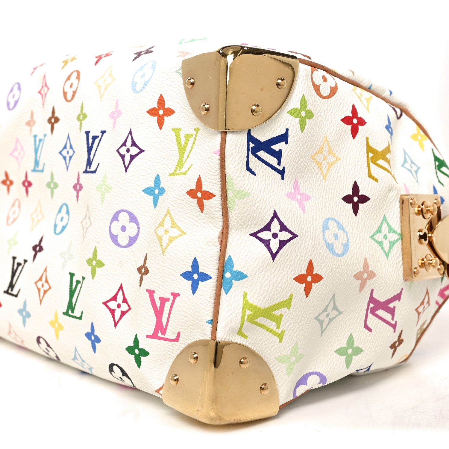 Louis Vuitton Monogram Multicolor Speedy 30 White
