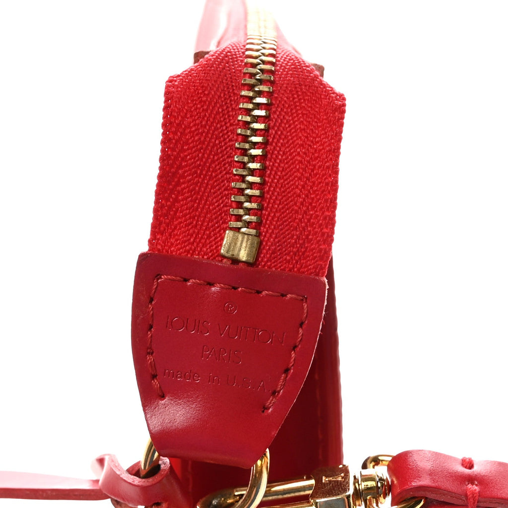 Louis Vuitton Epi Pochette Accessories 21 Castillan Red
