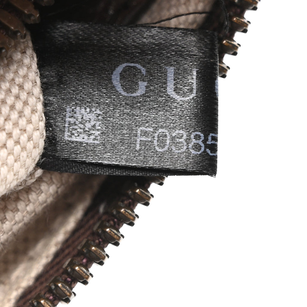 Gucci Soft GG Supreme Monogram Medium Ophidia Belt Bag Dark Brown